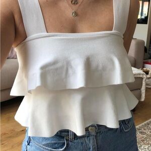 ZARA RUFFLE TOP